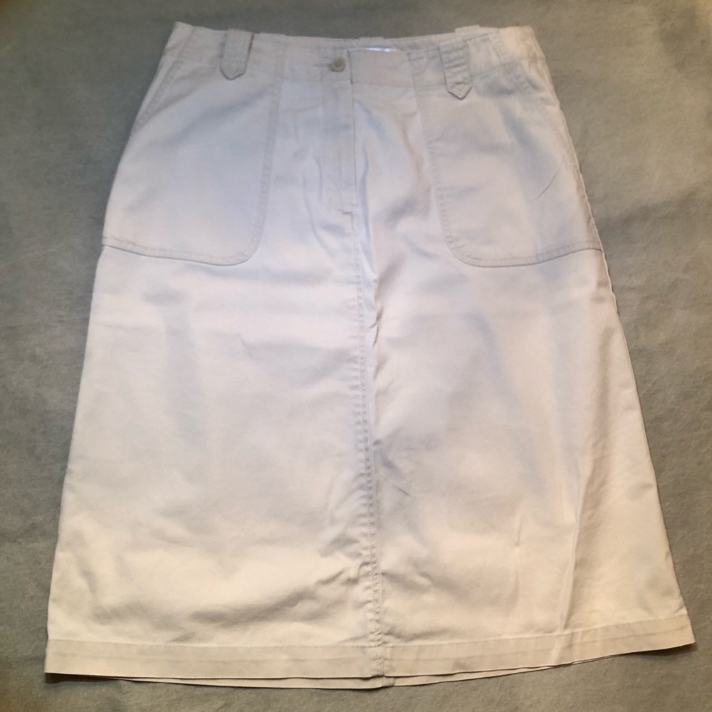 Talbots women’s khaki skirt size 8